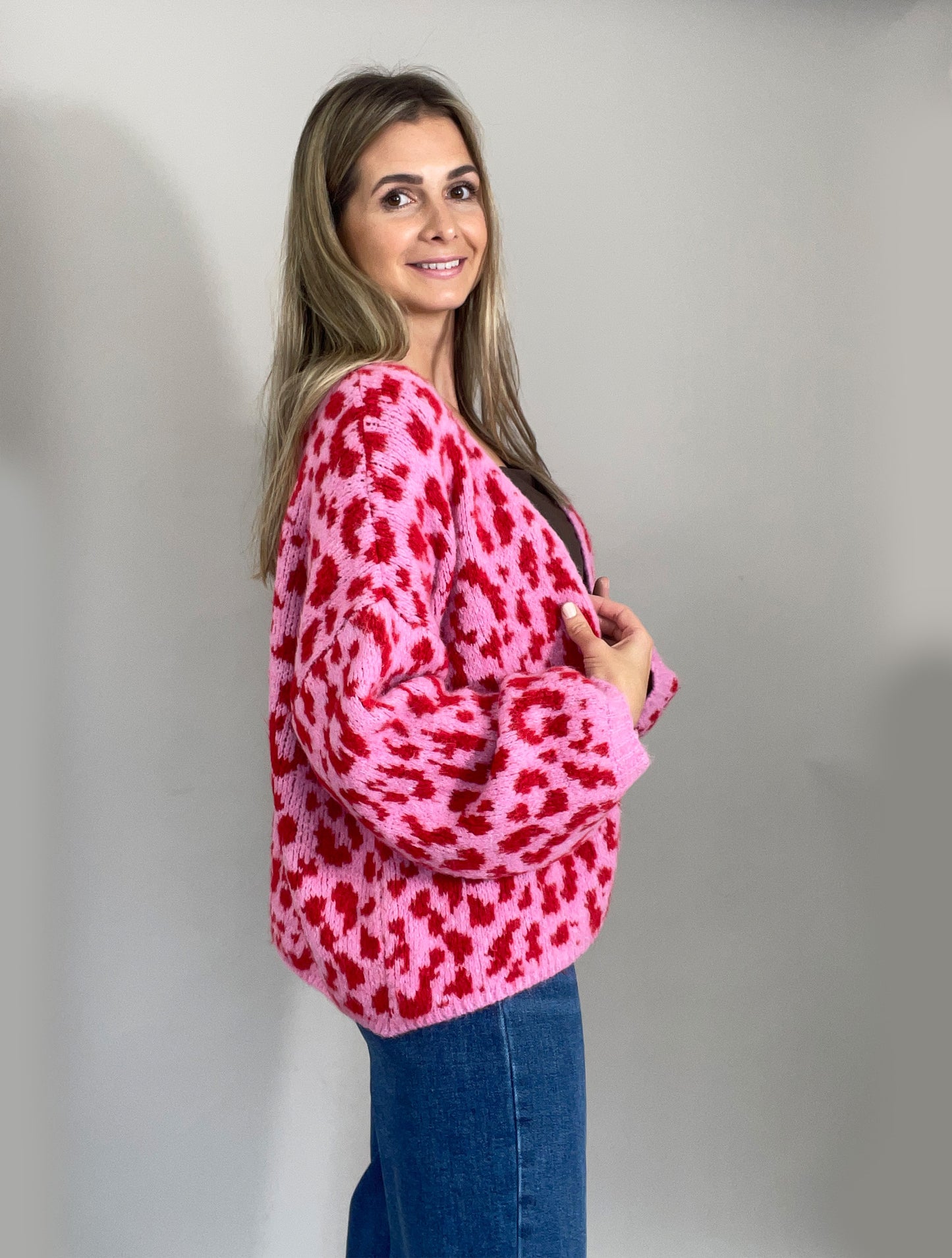 Cardigan - Leo Print