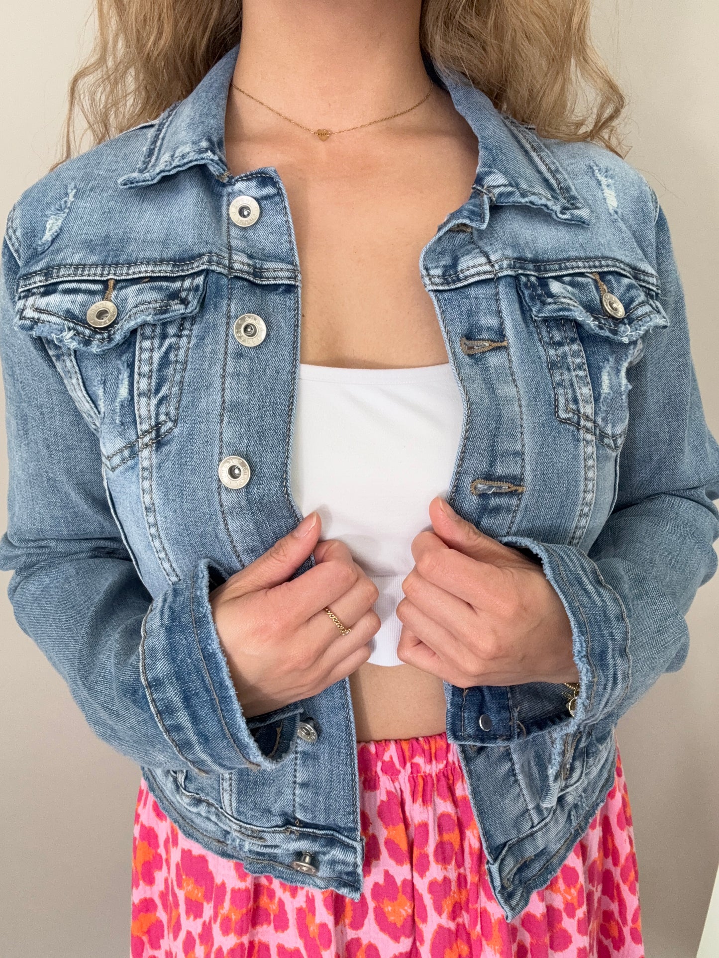 Jeansjacke, blau