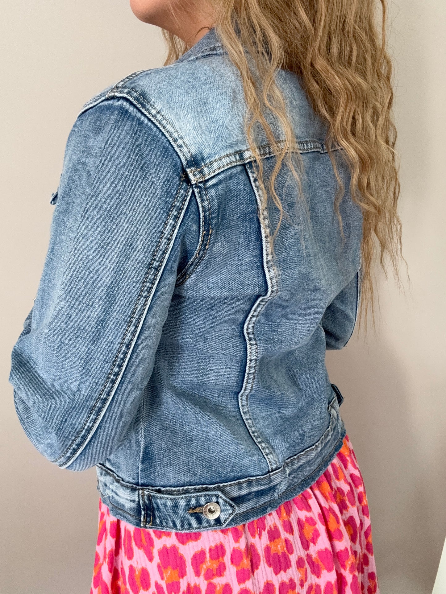 Jeansjacke, blau