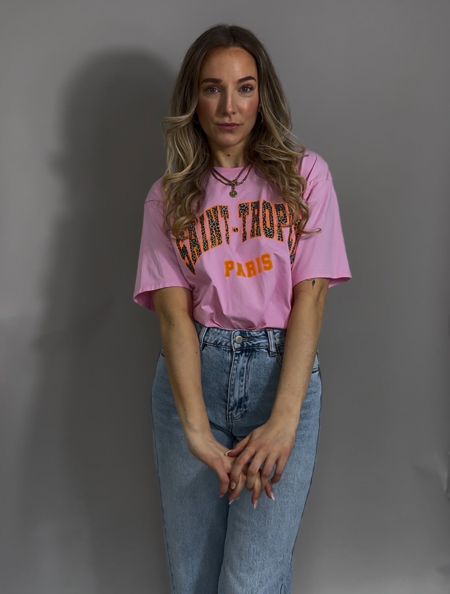T-Shirt Pink - Leo Print
