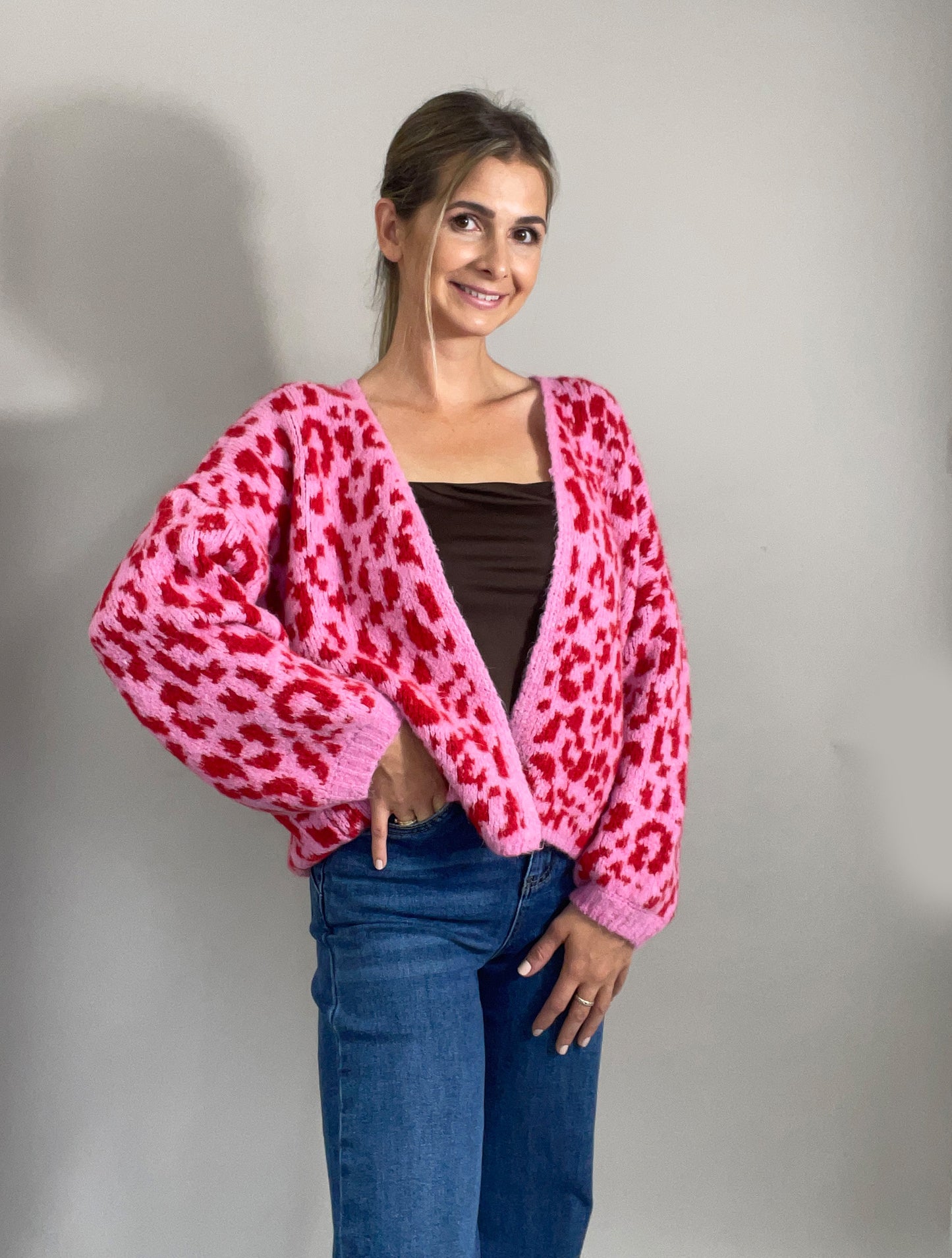 Cardigan - Leo Print