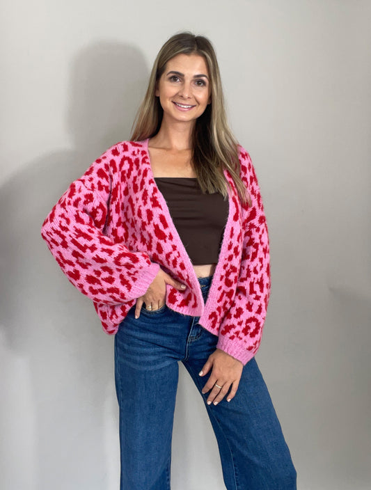 Cardigan - Leo Print