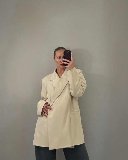 Oversize Blazer - Beige