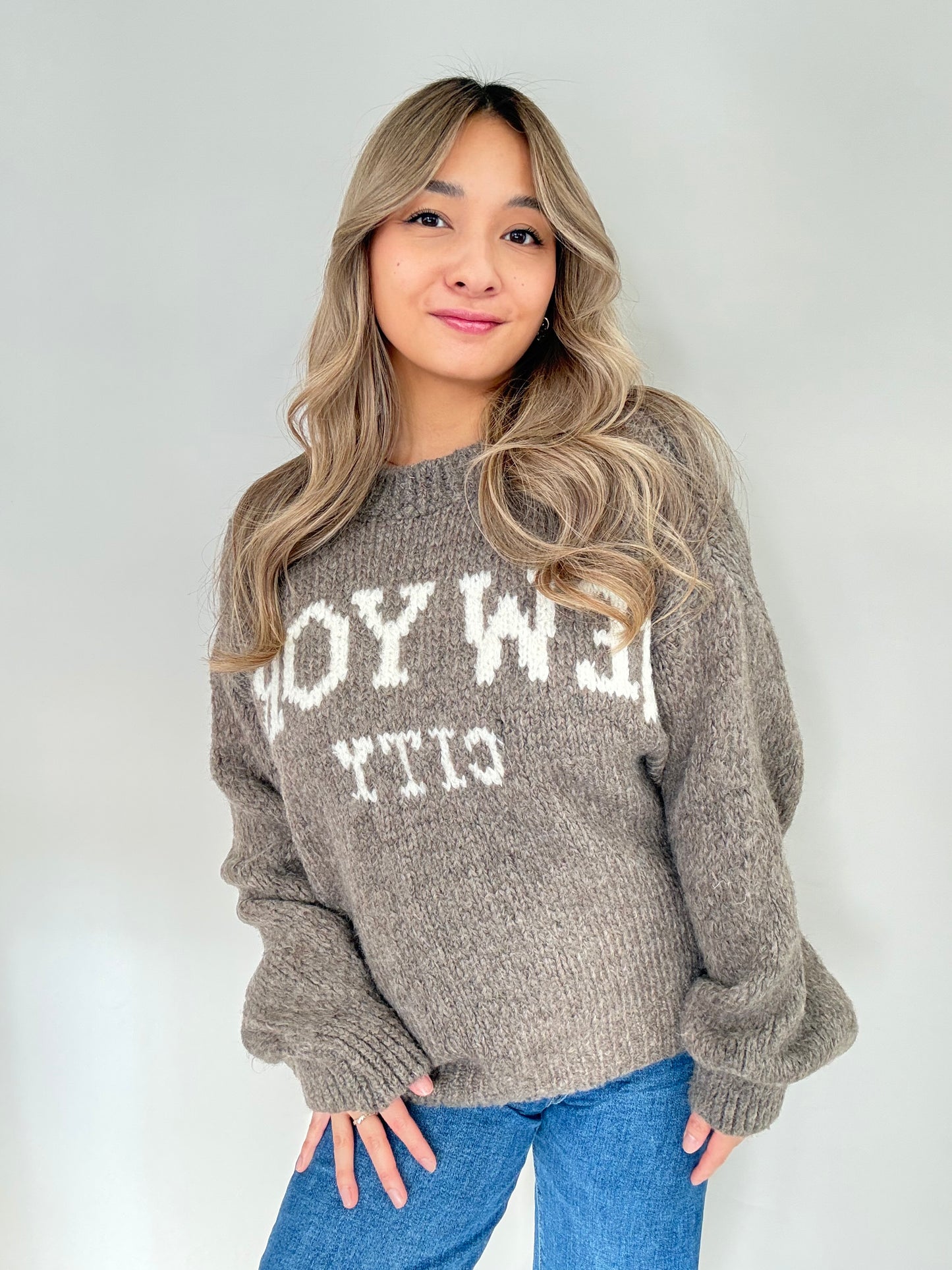 Pulli New York - Hellbraun