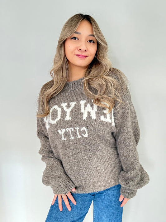 Pulli New York - Hellbraun