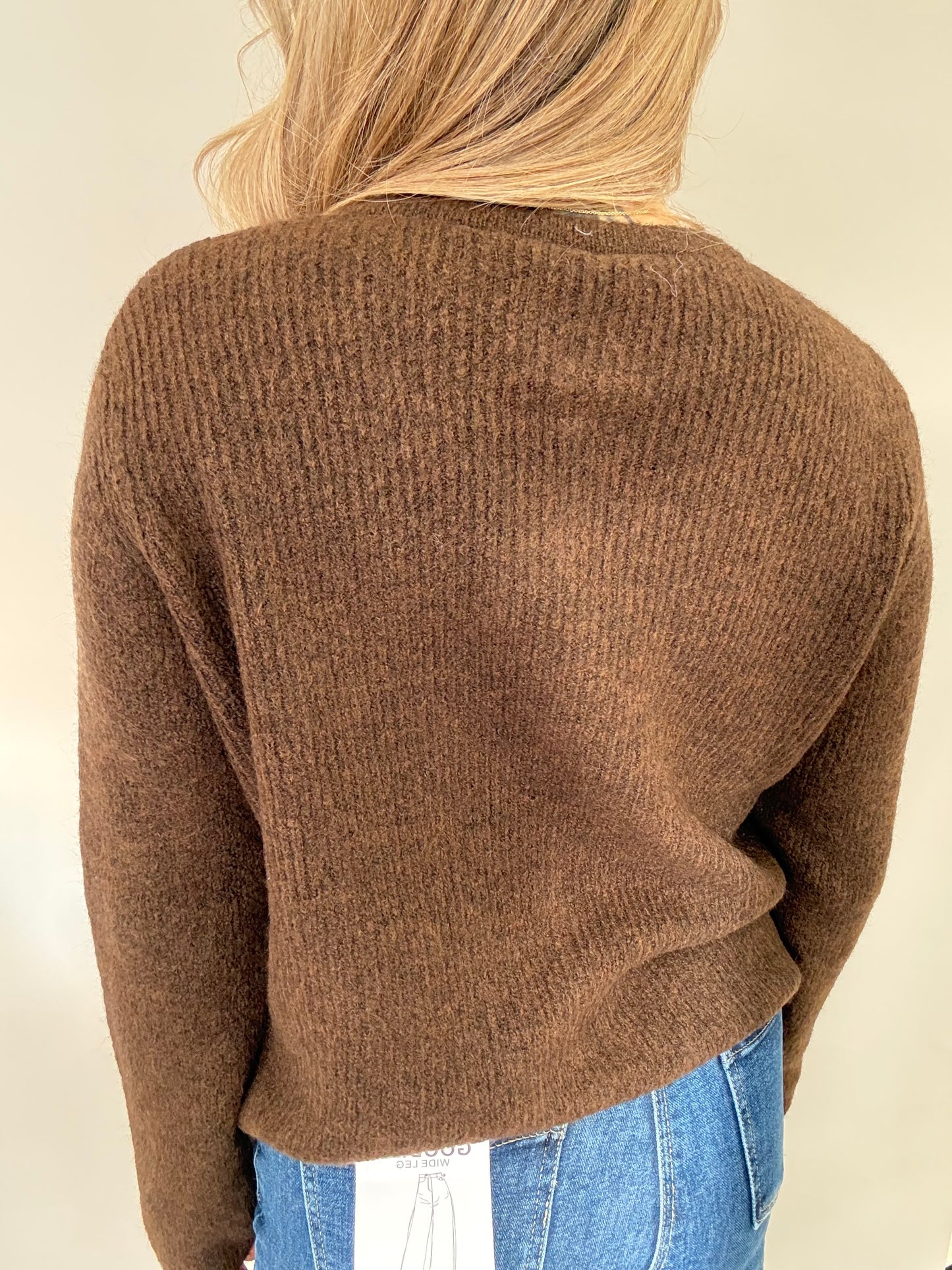 Cardigan - Schokobraun