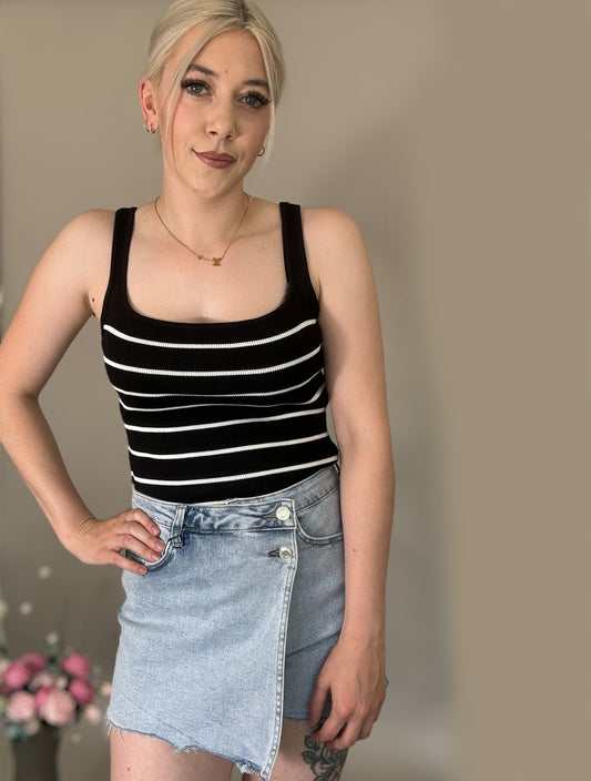 Jeans Shorts - Blau