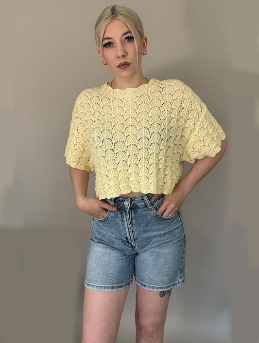 Jeans Shorts - Blau