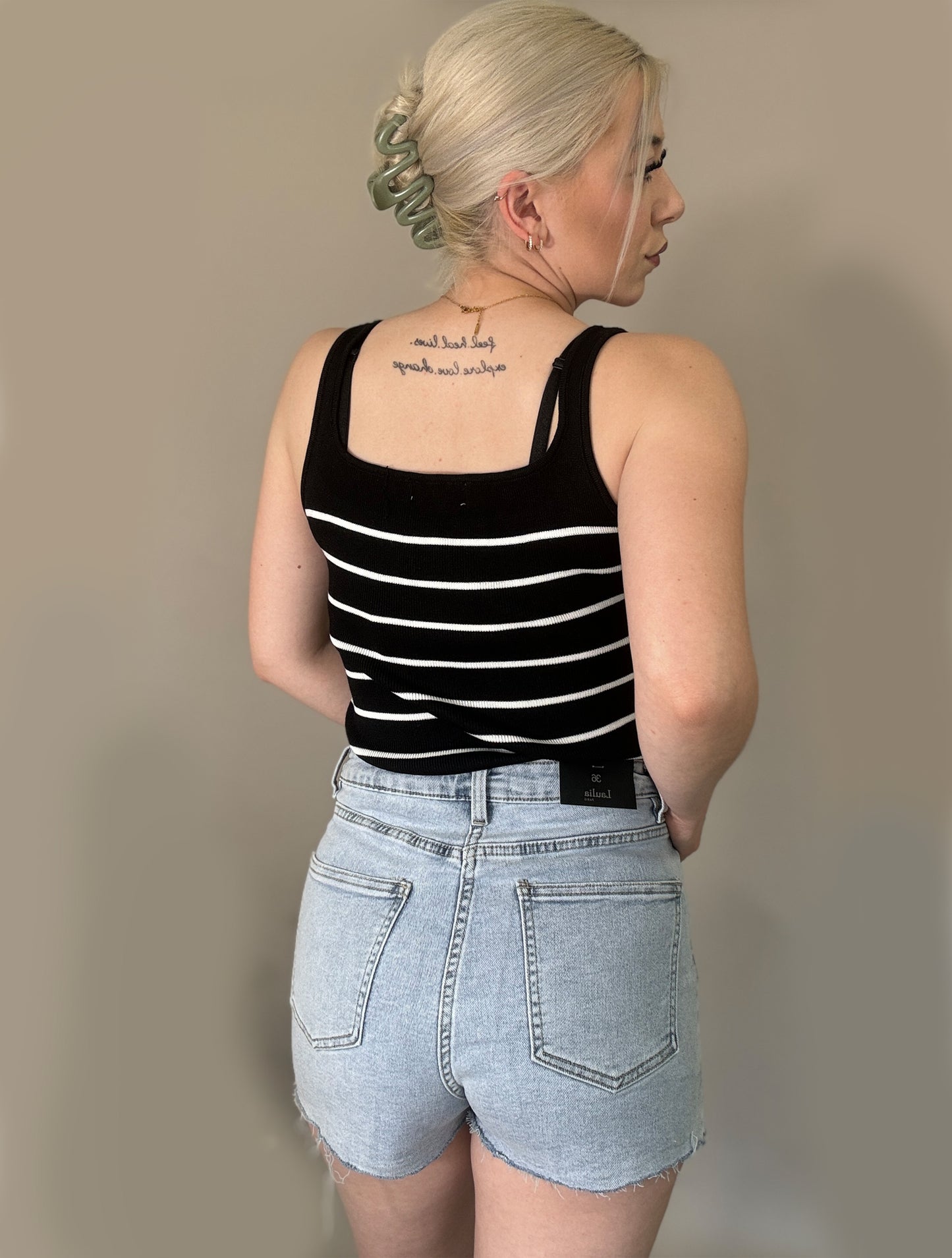 Jeans Shorts - Blau