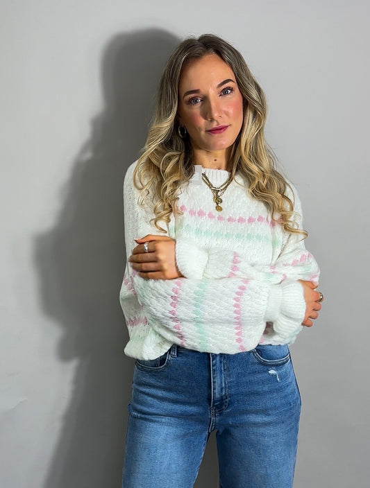 Gestreifter Pullover - Amelia