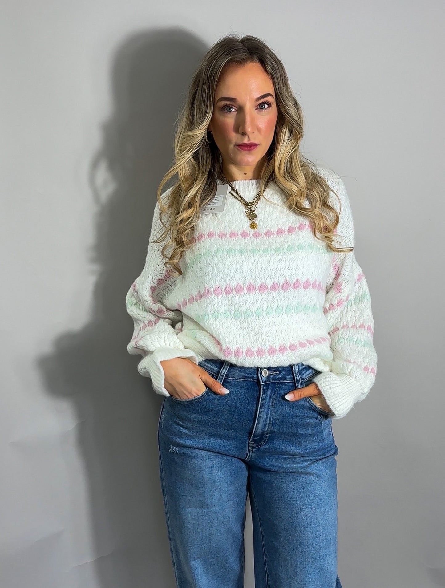Gestreifter Pullover - Amelia