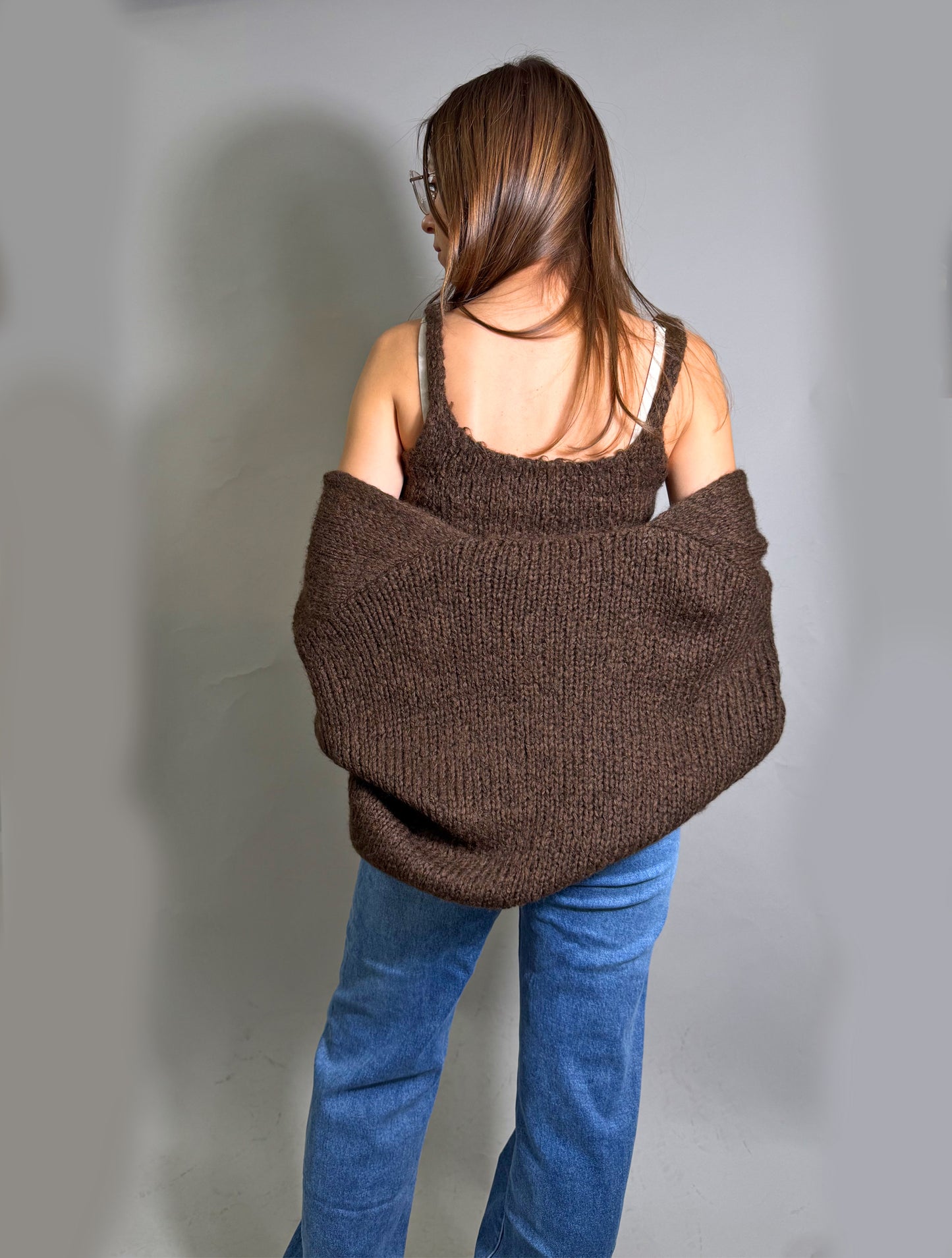 Strick Set - Schokobraun